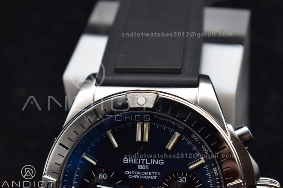 Navitimer A7750 Version LE Blk 43mm L-Blue 1:1 B01 Chrono BLS Best SS 0512